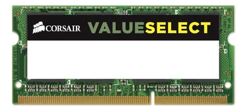 Memoria Corsair Value Select 8gb Sodimm Ddr3l 1600mhz 1.35v