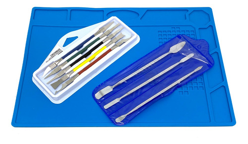 Manta Antiestatica + Kit Espátulas Conserto Aparelhos E Cmd