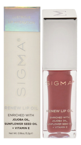 Aceite Labial Sigma Beauty Renew Tranquil 5 Ml Para Mujer