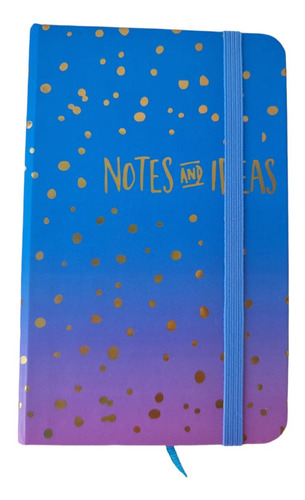 Cuaderno Libreta Anotador Con Diseño /elastico A6-14x10cm,