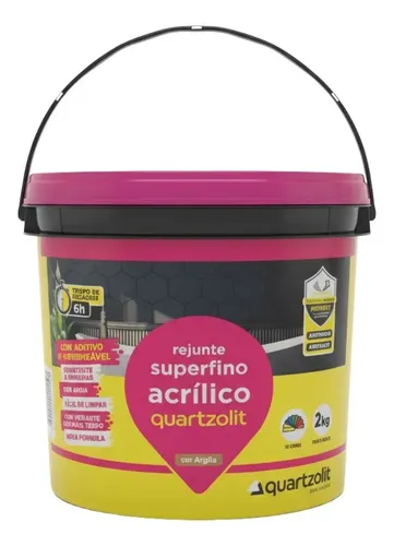 Foto real de Rejunte Acrilico Superfino 2kg Quartzolit