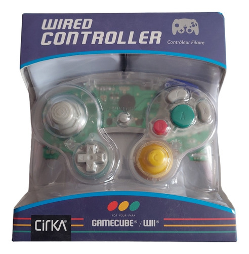Control Para Gamecube Color Transparente Generico De Cable