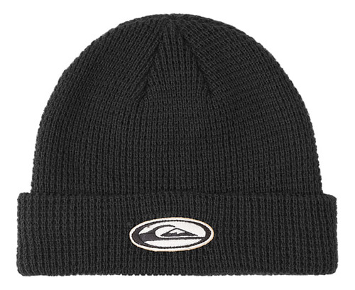 Gorro Quiksilver Negro Saturn De Lana