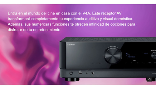 Yamaha Sintoamplificador Rx-v4a Hifi C/ Sonido Profesional