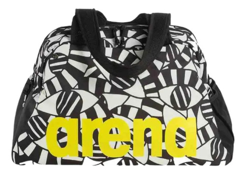 Bolsa Natación Arena Fast Shoulder Bag Allover Negro 002434