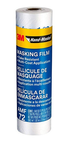 3m Hand-masker Advanced Masking Film, 72 Inches X 90 Feet, A