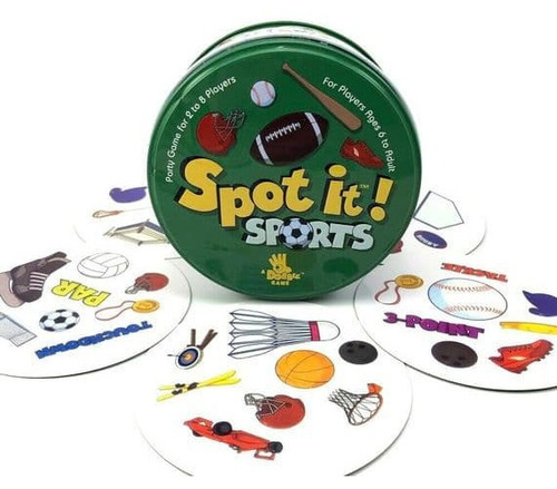 Spot It! Sports, Juego De Cartas De Agilidad