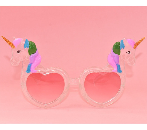 Diseño De Unicornio Transparente Gafas Decorativas Juguetes 