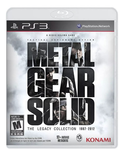 Metal Gear Solid: Legacy Collection Ps3 (Reacondicionado)