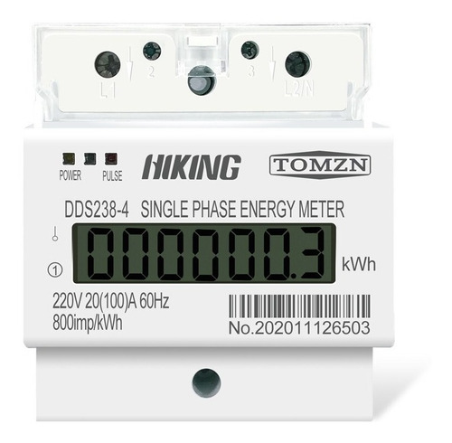 Medidor Consumo De Energia Digital Monofásico 220v  100a