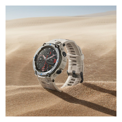 Imagen 5 de 5 de Smartwatch Amazfit Sport T-rex Pro 1.3 Caja 47.7mm De Policarbonato Desert Grey Malla Desert Grey De Silicona A2013