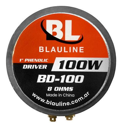 Driver Blauline Bd 100 Bobina 1 Pulgada 100w Pmpo 40w Rms
