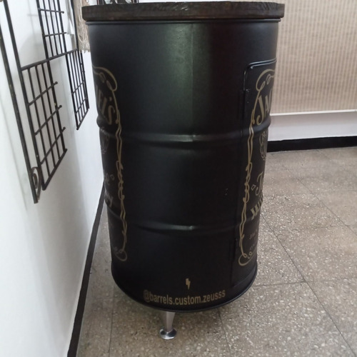 Imagen 5 de 10 de Mini Bar Realizado Con Tambor Reciclado - Valor X Seña..