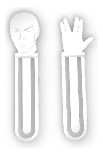 Señaladores De Libros Star Trek / Spock X2 - Ideasz3d