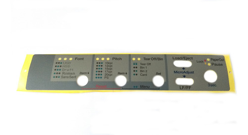 Kit 3 Calca Panel Frontal Impresora Epson Fx-890/fx-2190