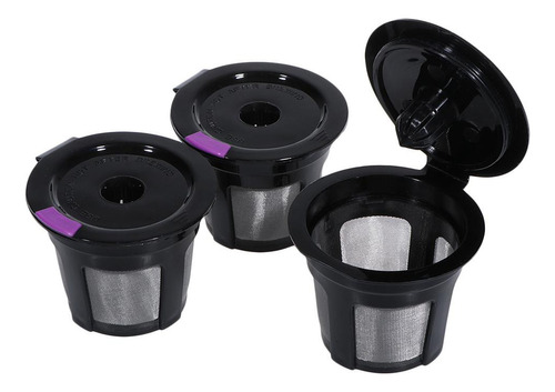 Aexpes 3 Tazas Reutilizables K For Keurig K200, K300, K400,