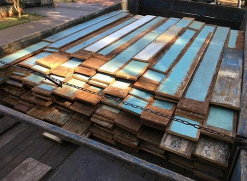 Tabuas De Madeira De Demolição Peroba Rosa Patina Natural