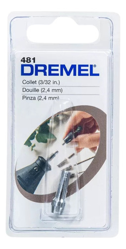 Pinça P/ Retífica 481 3/32 Pol. - Dremel