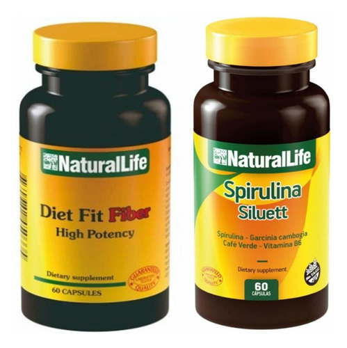 Pack - Diet Fiit Fiber + Spirulina - Natural Life