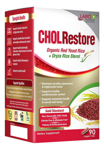 Labo Nutrition Cholrestore - Arroz De Levadura Roja Con Supl