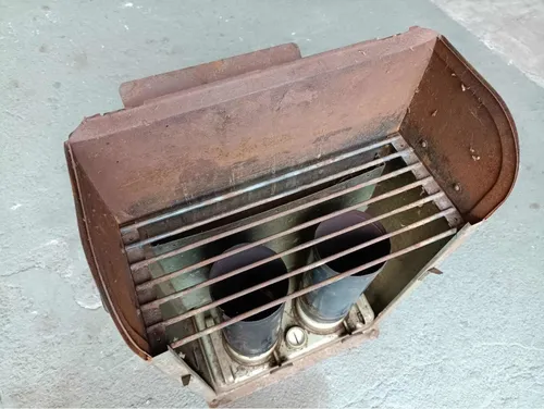 Antigua Estufa A Kerosene Tipo Pod Chapa Vintage Uso (Usado)