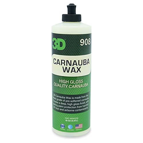 Carnauba Wax  Alto Brillo, Brillo Profundo De Cera De C...