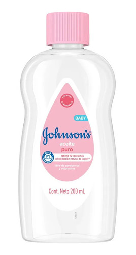 Aceite Johnson's Baby Puro 200 Ml