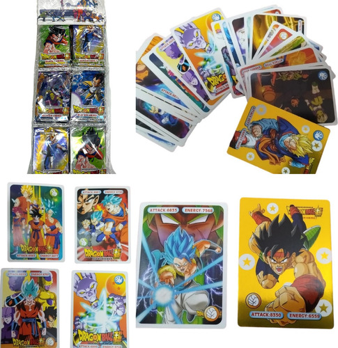 Cartas Trading Card Dragon Ball X 36 Sobres - 360 Cartas