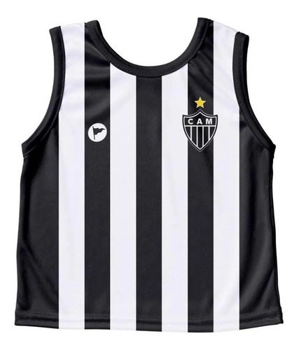 Camiseta Regata Infantil Atlético Mg- Torcida Baby