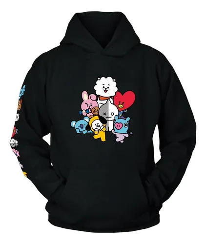 Sudadera bts negra hotsell
