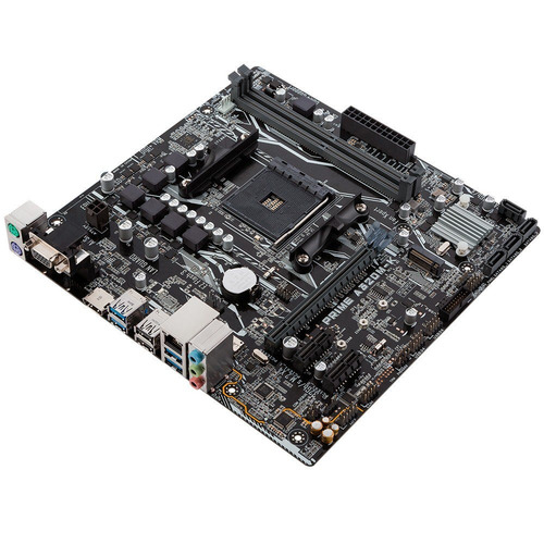 Placa Mãe Asus Amd Ryzen A320m-k/br Suporta Ryzen 2000 + Nfe