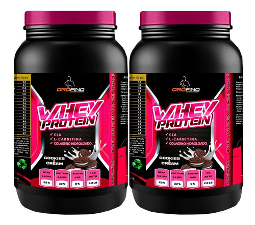 2 Woman Whey Protein Orofino - 60 Servicios - Premium