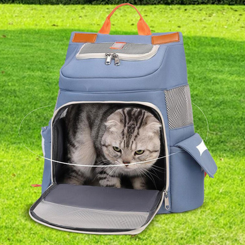 Mochila Para Perros, Bolsa De Viaje De Malla Transpirable De