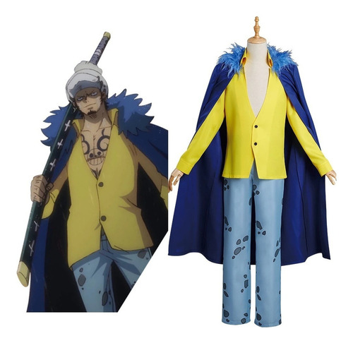 Disfraz Cosplay One Piece Trafalgar D. Water Law Para Hombre