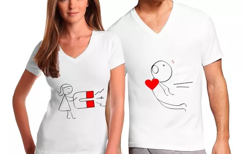 Generosidad Ministro Comportamiento Camisetas Parejas Novios Enamorados Amor Imán | Cuotas sin interés