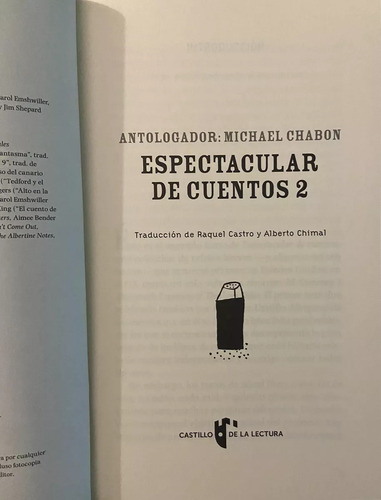 Espectacular De Cuentos 2, Michael Chabon