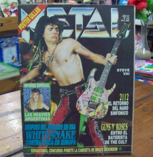 Revista Metal Especial Steve Vai
