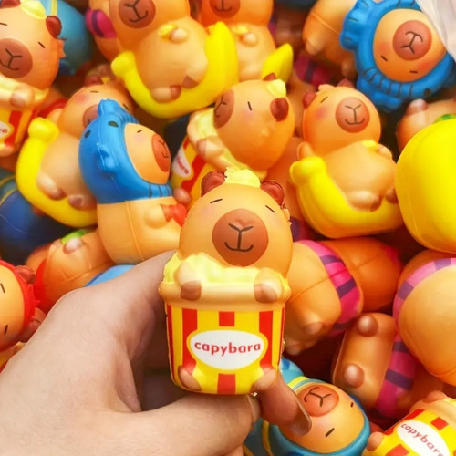 Squishies Capibara 24 Piezas Multicolor