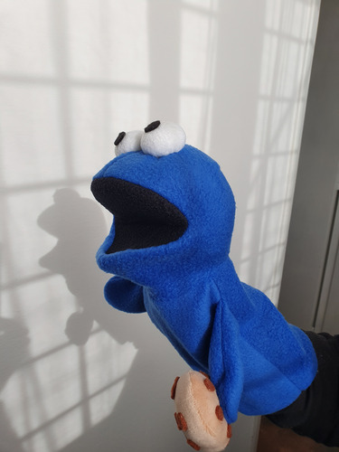 Titere Monstruo Come Galletas Simil Muppets Artesanal