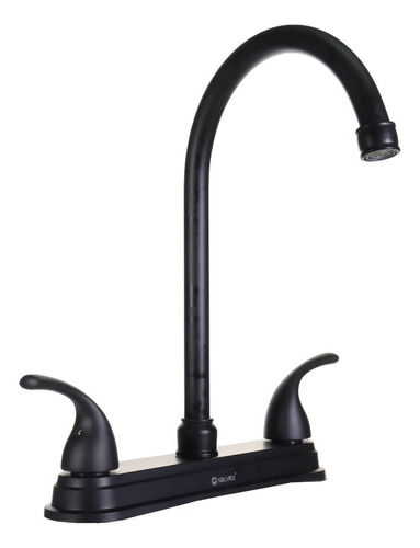 Llave Mezcladora Fregadero Grifo Cocina Acero Inoxidable 8´ Color Negro