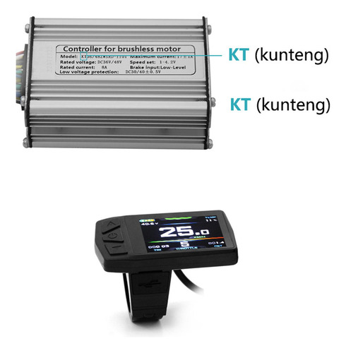 Pantalla Para Bicicleta Eléctrica, Indicador De Conector Sm