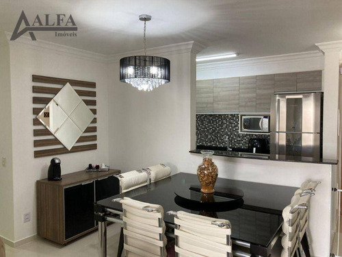 Imagem 4 de 14 de ** Montemagno - Lindo Apto. C/ Amplo Terraço Gourmet C/ Churrasqueira - 2 Vagas + Depósito ** - Ap1808