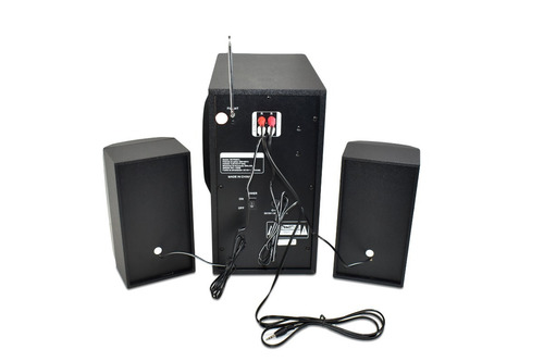 Parlante Pc Notebook Tv 2.1 Nisuta 220v 20w Bluetooth Fm Sd