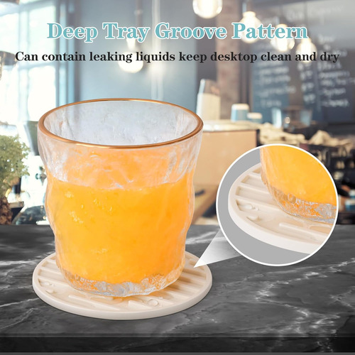 Posavasos De Silicona Para Bebidas, Posavasos Gruesos, Resis