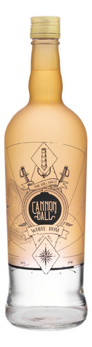 Rum Brasileiro Branco Cannon Ball Garrafa 965ml