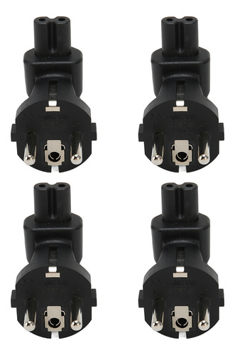 Adaptador De Corriente Eu4,8 Mm A Iec320 C7, 4 Piezas, Están