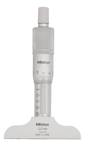 Mitutoyo Series 128 Vernier Medidor De Profundidad, Tipo Mic