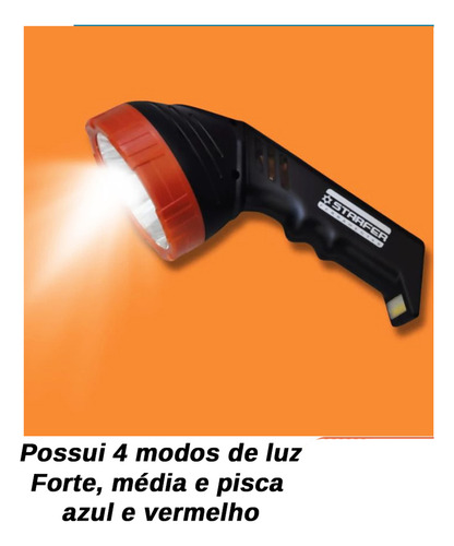 Lanterna Recarregável Manual Camping Mecânico - Starfer