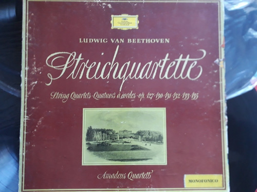 Ludwig Van Beethoven Lp Amadeus Quartett Album 4 Discos