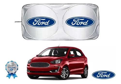 Cubresol Para Ford Figo Hb Con Logo T2 2014